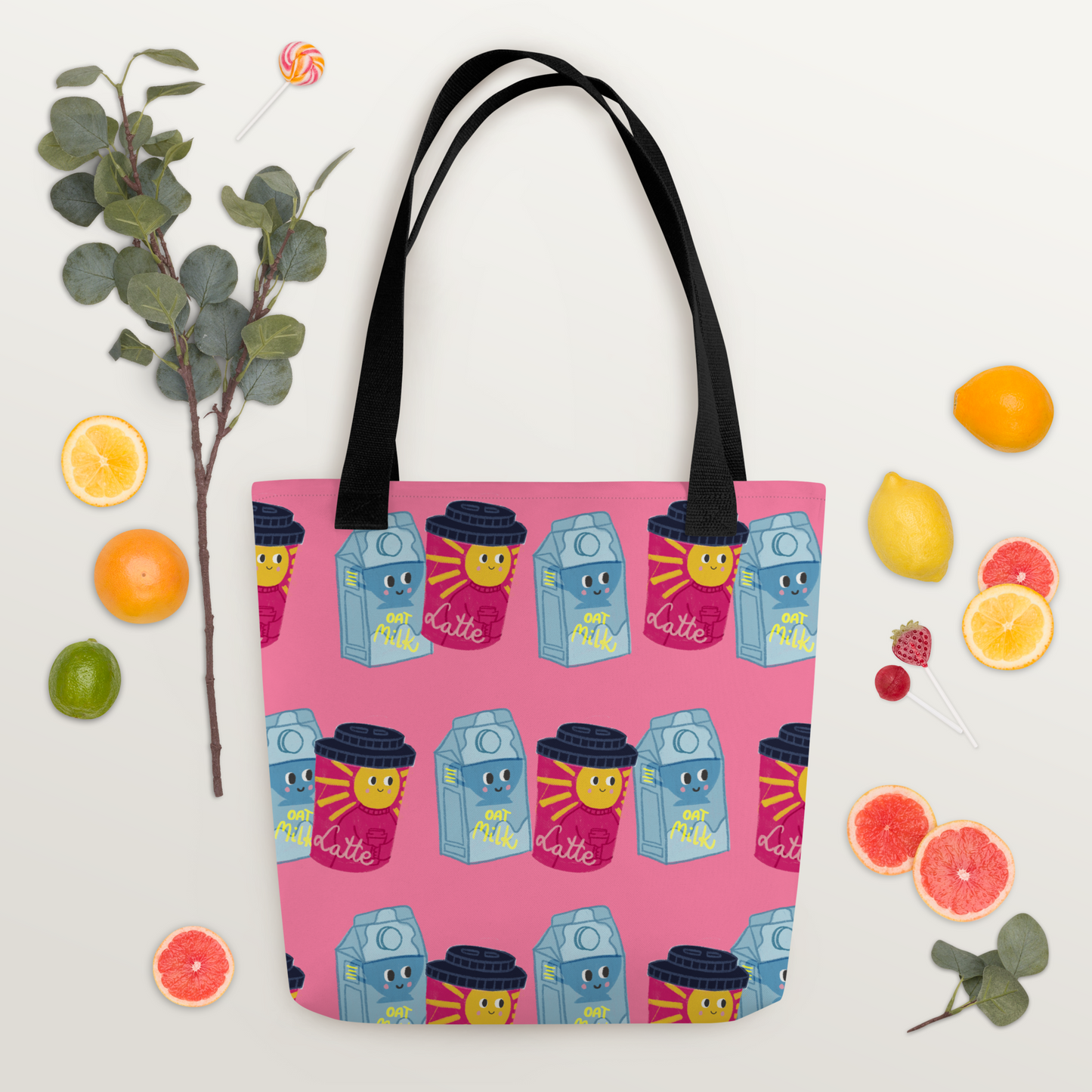 Oat Milk & Latte Tote bag