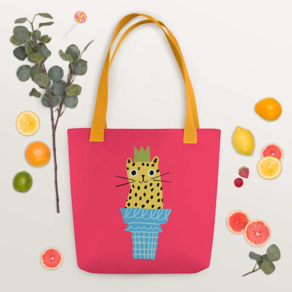 Ice Cream Cat Tote bag