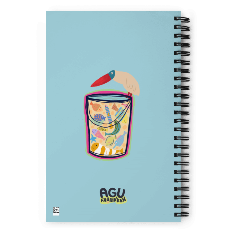 A bucket of fish notebook