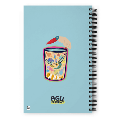 A bucket of fish notebook