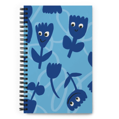 Blue Flowers notebook