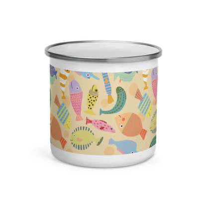 Fish Bucket Enamel Mug