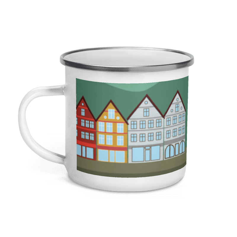 Bergen Enamel Mug