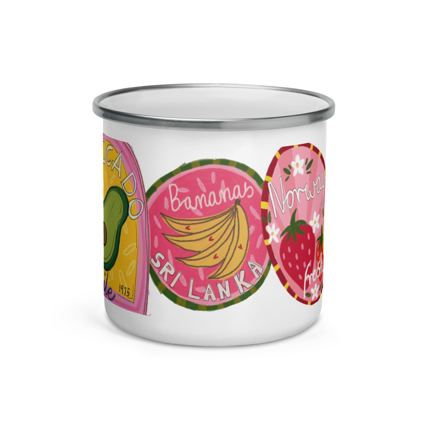 Label Enamel Mug