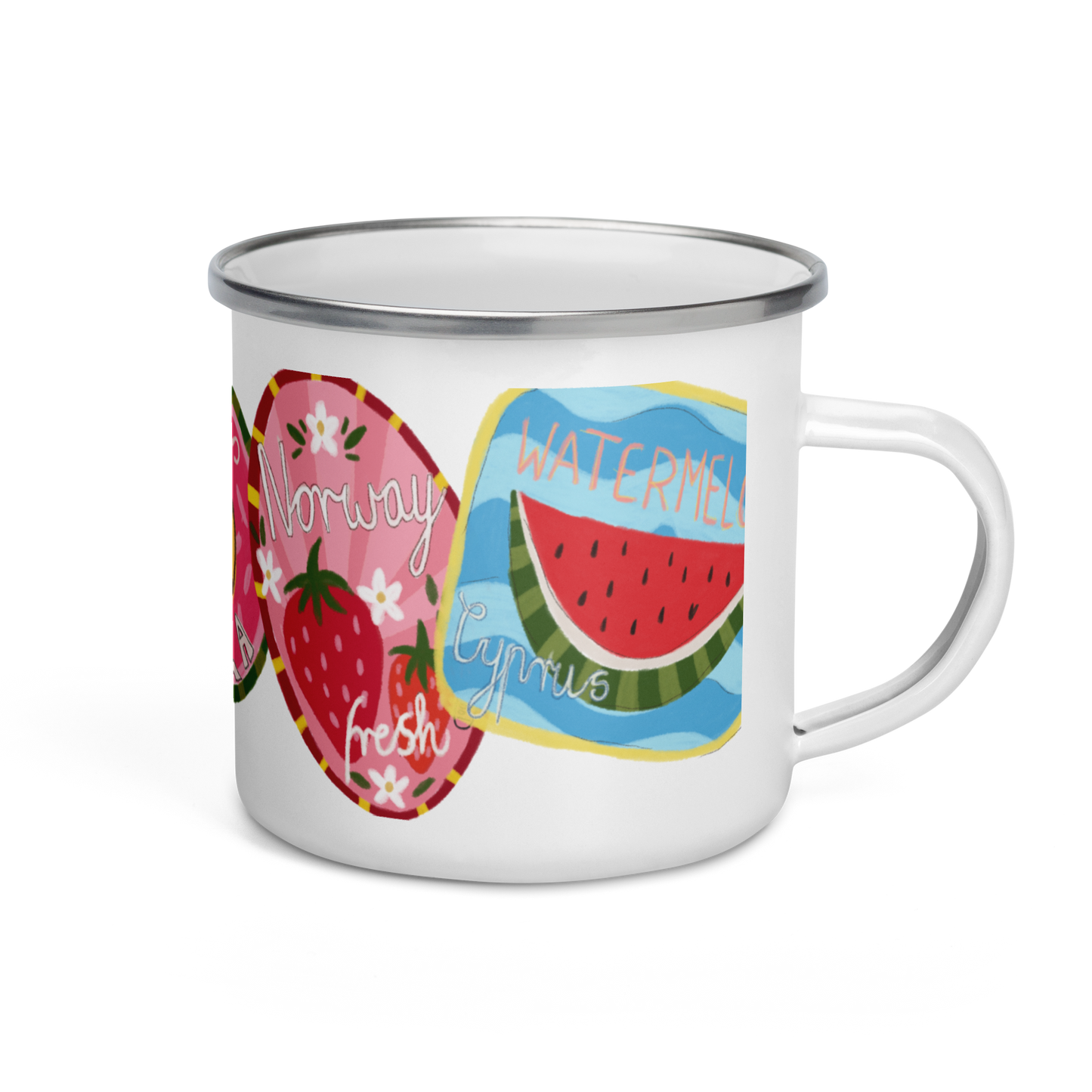 Label Enamel Mug