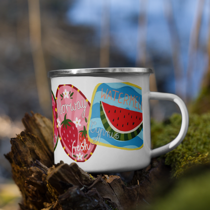 Label Enamel Mug