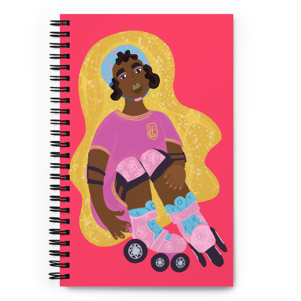 Rollers Girl notebook