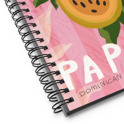 Papaya Spiral notebook