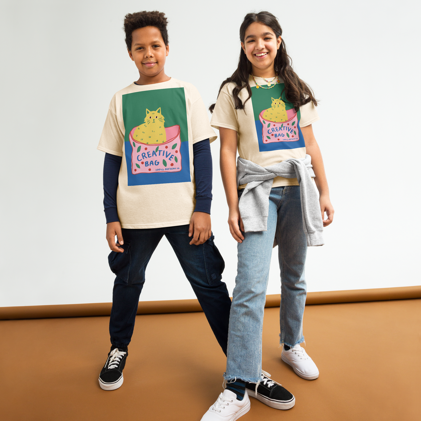 Creative Cat Youth classic tee